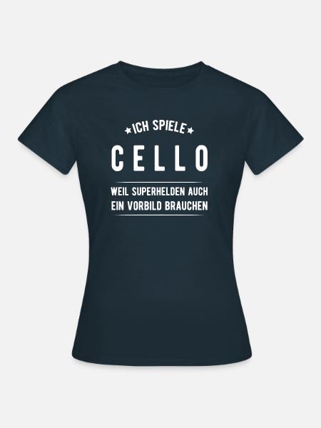 Cello - Frauen T-Shirt - Navy