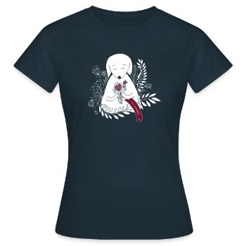 Pardon - T-shirt Femme - marine - Devant - AI Model Female 172 dark (172cm)