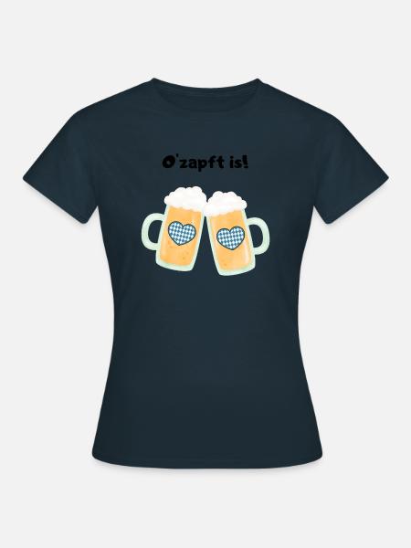 Ozapft is - Frauen T-Shirt - Navy