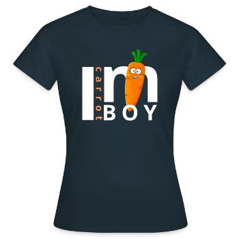 Je suis une carotte ! Carrot Boy ! Les fans du champion ! - T-shirt Femme - marine - Devant - AI Model Female 172 dark (172cm)