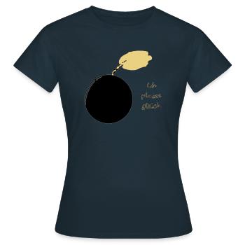 Je suis sur le point d'éclater - T-shirt Femme - marine - Devant - AI Model Female 172 dark (172cm)