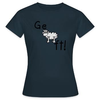 Fait! - T-shirt Femme - marine - Devant - AI Model Female 172 dark (172cm)