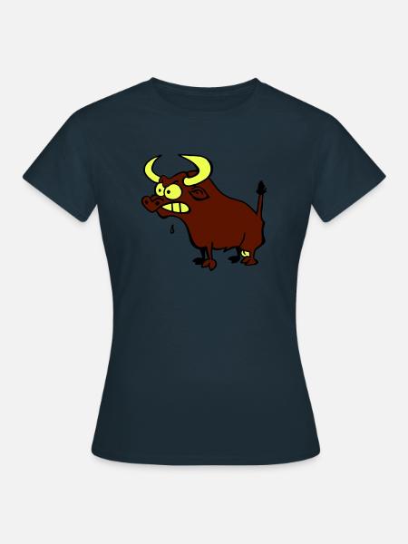 Mad Bull - T-shirt Femme - marine