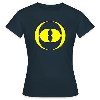 Rosette - T-shirt Femme - marine - Devant - AI Model Female 172 dark (172cm)