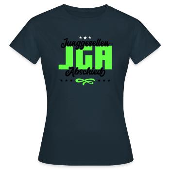 Enterrement de vie de garçon enterrement de vie de garçon - T-shirt Femme - marine - Devant - AI Model Female 172 dark (172cm)