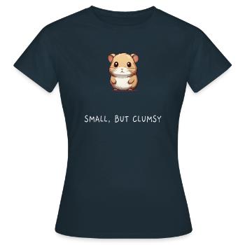 Petit mais maladroit - T-shirt Femme - marine - Devant - AI Model Female 172 dark (172cm)