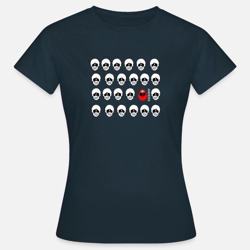 Ich bin Anders - Frauen T-Shirt - Navy