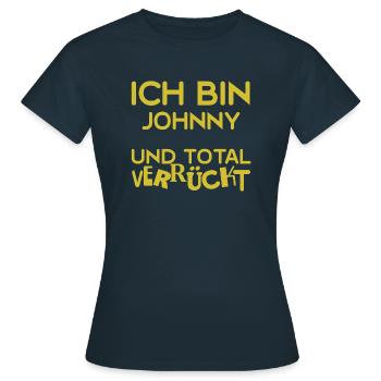 Johnny - T-shirt Femme - marine - Devant - AI Model Female 172 dark (172cm)