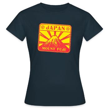 Voyage au Japon - T-shirt Femme - marine - Devant - AI Model Female 172 dark (172cm)