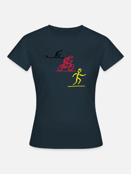 triatlon - T-shirt Femme - marine