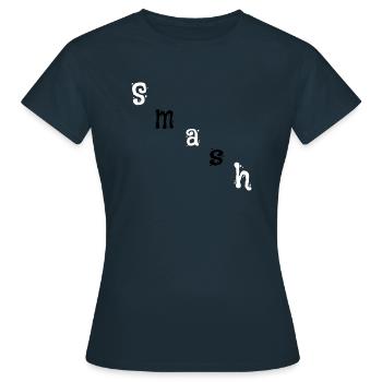 Smash - Women's T-Shirt - navy - Front - AI Model Female 172 dark (172cm)