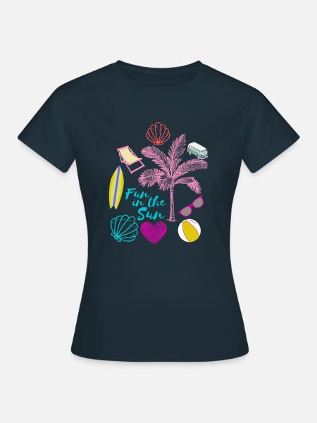 Fun in the Sun - Frauen T-Shirt - Navy
