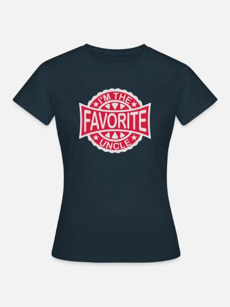 im the favorite uncle - Frauen T-Shirt - Navy
