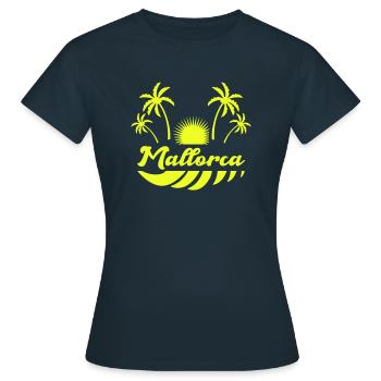 Majorque - T-shirt Femme - marine - Devant - AI Model Female 172 dark (172cm)