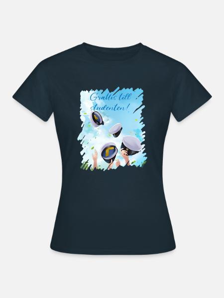 Abschlussfeier 2024 Abiturfeier - Frauen T-Shirt - Navy