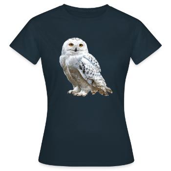 Harfang des neiges - T-shirt Femme - marine - Devant - AI Model Female 172 dark (172cm)