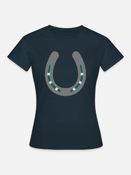 Hufeisen - Frauen T-Shirt - Navy