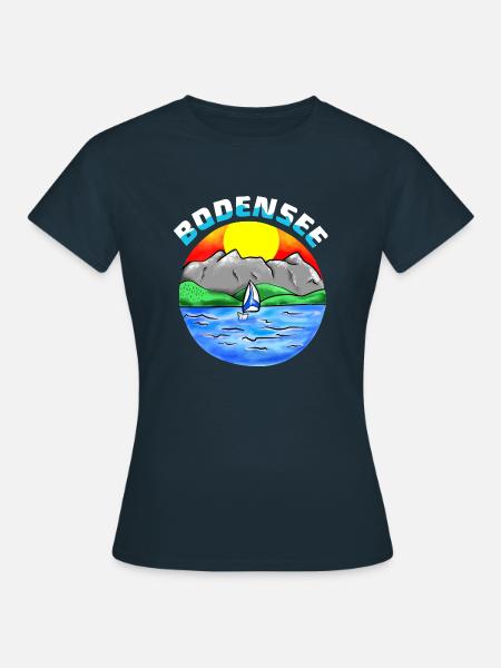 Bodensee - Frauen T-Shirt - Navy