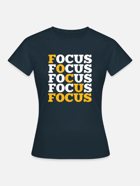 Brennpunkt - Frauen T-Shirt - Navy