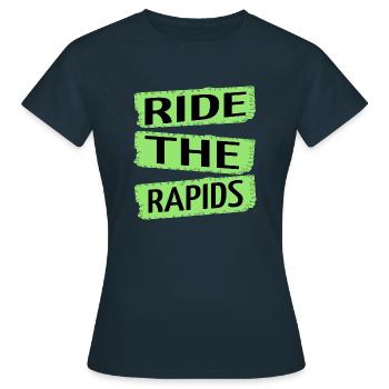 idée de cadeau d’anniversaire adrénaline accros cool - T-shirt Femme - marine - Devant - AI Model Female 172 dark (172cm)