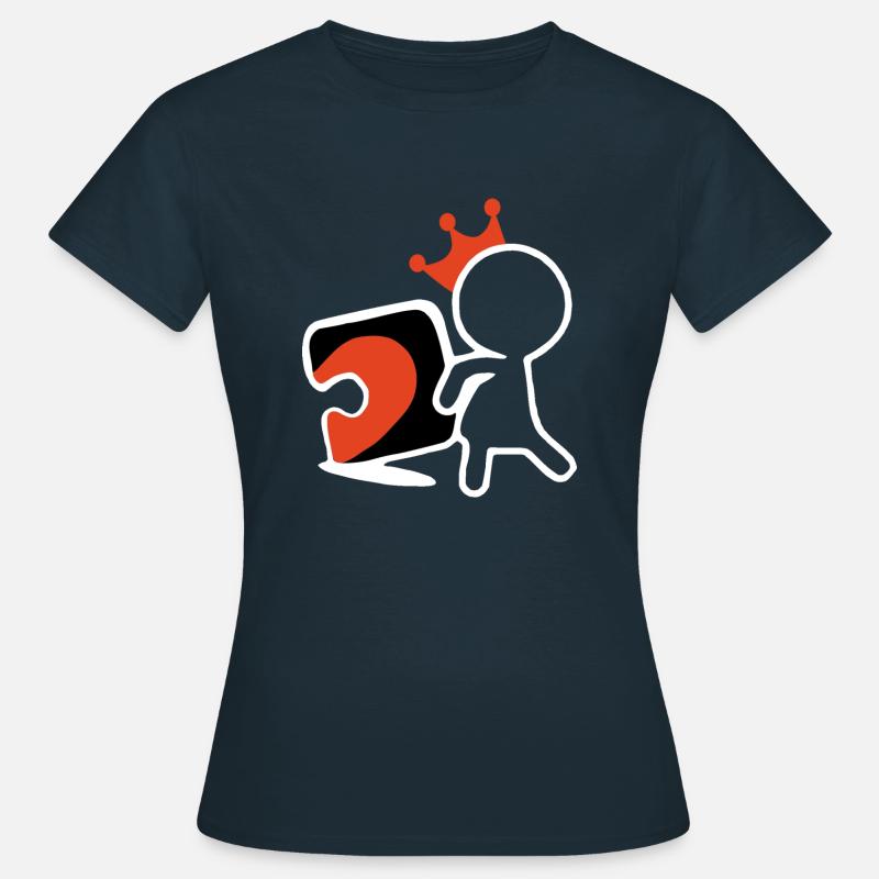 puzzle queen - Women's T-Shirt - navy
