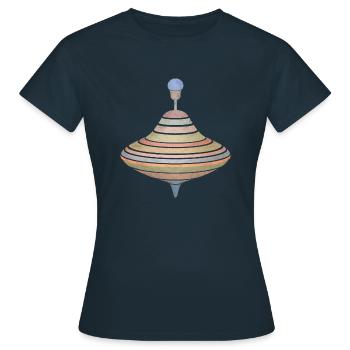 Jupiter - T-shirt Femme - marine - Devant - AI Model Female 172 dark (172cm)
