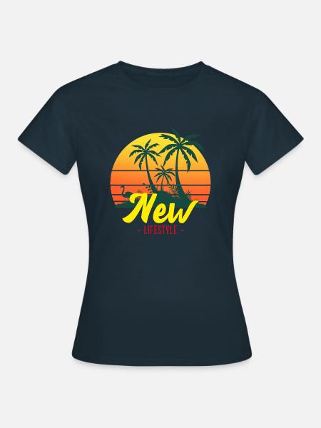 Neuer Lebensstil - Frauen T-Shirt - Navy