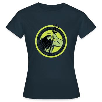 Poséidon Triton - T-shirt Femme - marine - Devant - AI Model Female 172 dark (172cm)