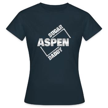 Aspen - Frauen T-Shirt - Navy - Vorne - AI Model Female 172 dark (172cm)