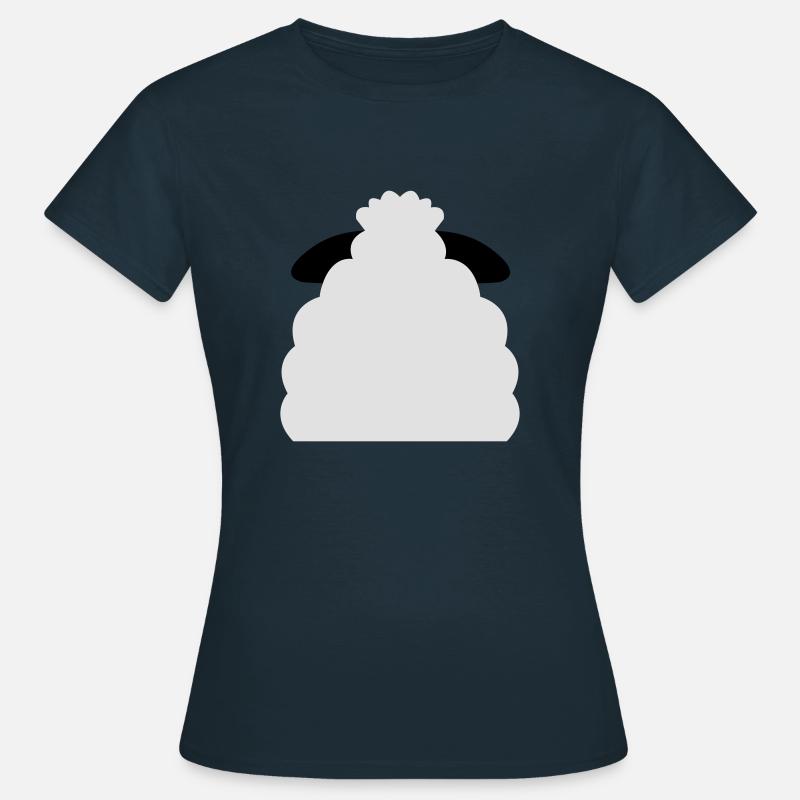 sheep back - Women's T-Shirt - navy