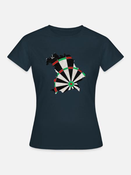 Dartboard Bayern - Frauen T-Shirt - Navy