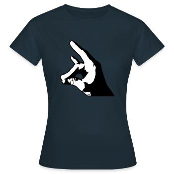 Silent Fox - Women's T-Shirt - navy - Front - AI Model Female 172 dark (172cm)