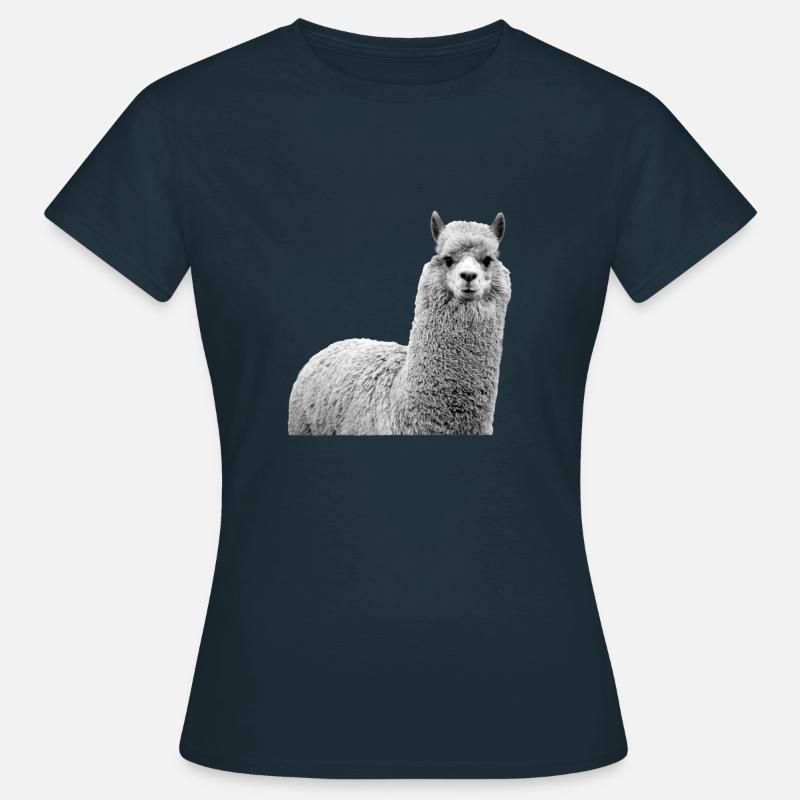 alpaca - Women's T-Shirt - navy