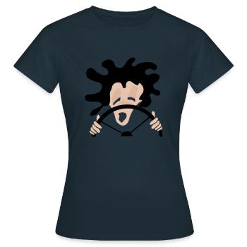 conducteur - T-shirt Femme - marine - Devant - AI Model Female 172 dark (172cm)