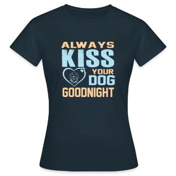PawPrint Couture - Frauen T-Shirt - Navy - Vorne - AI Model Female 172 dark (172cm)