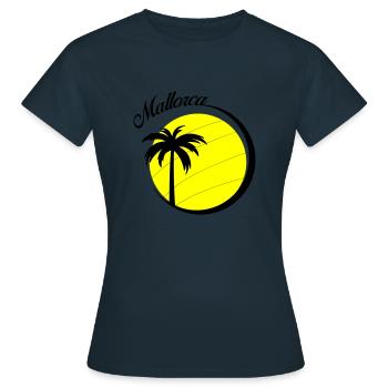 Majorque - T-shirt Femme - marine - Devant - AI Model Female 172 dark (172cm)
