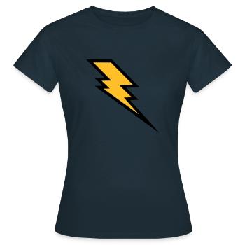 Blitz - Frauen T-Shirt - Navy - Vorne - AI Model Female 172 dark (172cm)