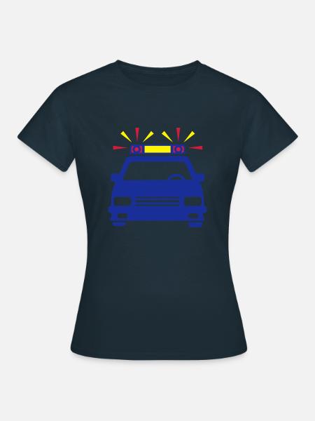 police__1f3 - Frauen T-Shirt - Navy