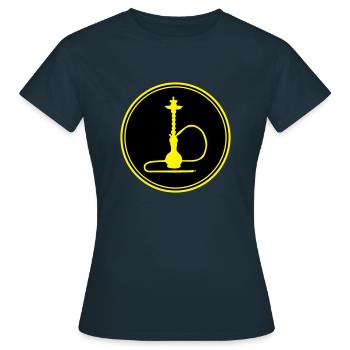 shisha icon - Frauen T-Shirt - Navy - Vorne - AI Model Female 172 dark (172cm)