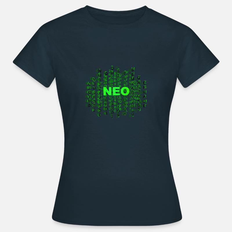 Neo code - Women's T-Shirt - navy
