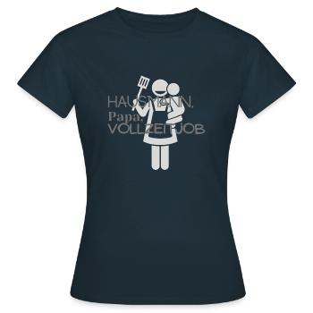 Hausmann mehr als nur ein Job - Frauen T-Shirt - Navy - Vorne - AI Model Female 172 dark (172cm)