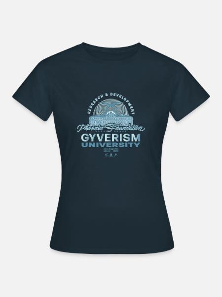 Gyverism. Mit allen Wassern gewaschen - Frauen T-Shirt - Navy