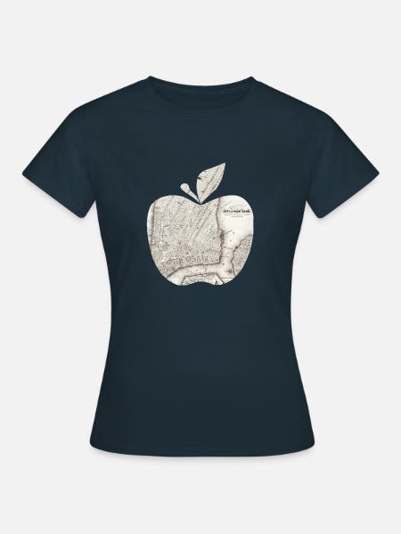 Addicted To New York - Vintage Design - Frauen T-Shirt - Navy