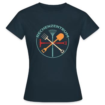 Jardinage Centre de calcul Jardinier - T-shirt Femme - marine - Devant - AI Model Female 172 dark (172cm)
