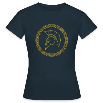 Antique Trojan - T-shirt Femme - marine - Devant - AI Model Female 172 dark (172cm)