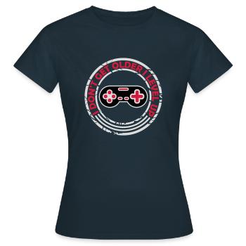 Vieillir - T-shirt Femme - marine - Devant - AI Model Female 172 dark (172cm)