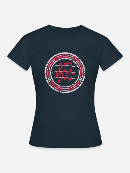 may spontaneously start singing - Frauen T-Shirt - Navy