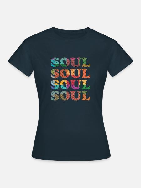 Soul Musik Retro - Frauen T-Shirt - Navy