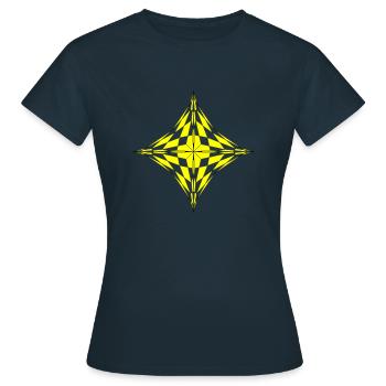 Étoile - T-shirt Femme - marine - Devant - AI Model Female 172 dark (172cm)