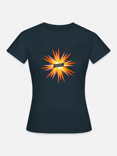 BOOM Sammlung - Frauen T-Shirt - Navy